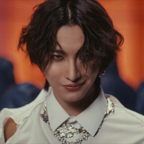 Seonghwa | Crazy form - Ateez MV Park Seonghwa, On Tumblr, Tumblr, Silver, Hair, Black