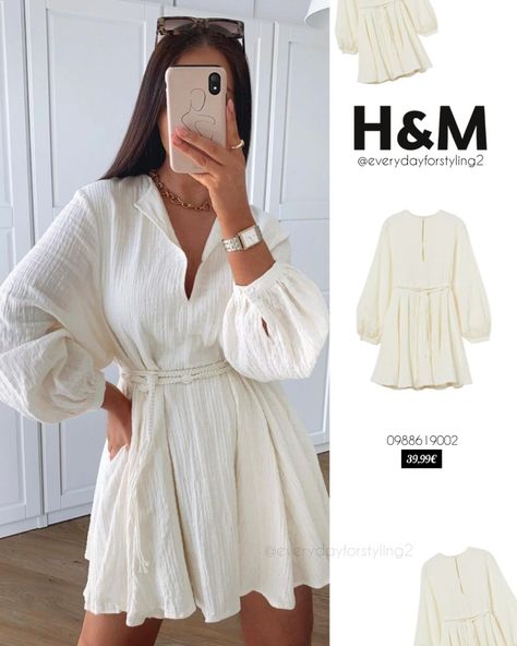 Summer Dress / Mini Dress / Full Sleeves Dress / Cream Dress / Casual Dress fro women Dresses For Petite Women Casual, Cream Dress Casual, Petite Summer Outfits, Dress Full Sleeves, Summer Dress Mini, Tie Belt Dress, Full Sleeves Dress, Summer Shorts Outfits, Short Summer Dresses