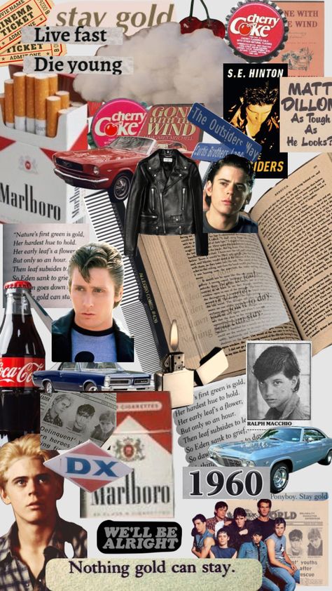 #Theoutsiders #movies #60s #greaser 60s Greaser Aesthetic, Greaser Makeup, Greaser Aesthetic Wallpaper, 60s Greaser, 50s Greaser Aesthetic, 1950’s Aesthetic, Outsiders Wallpaper, Greaser Outfit, Greaser Aesthetic