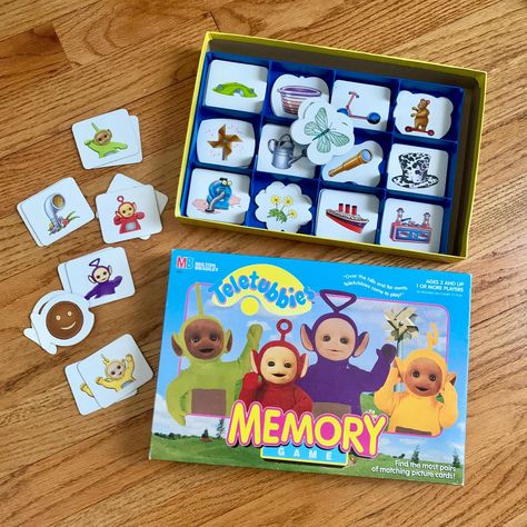 Vintage 1998 Milton Bradley Teletubbies Memory Game Complete VGC Matching Pictures, Milton Bradley, Memory Game, Over The Hill, Memory Games, Storage Tray, Picture Cards, Plush Animals, The Hills