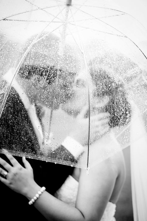 In The Rain, Bride And Groom, The Rain, A Man, Umbrella, Black And White, White, Instagram, Black