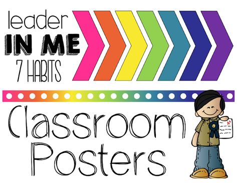 Leader In Me 7 Habits Classroom Posters Leader In Me Quotes, Leader In Me Classroom Ideas, Leader In Me School Decor, 7 Habits Bulletin Board, 7 Habits Bulletin Board Ideas, Leader In Me Bulletin Boards Elementary, Leader In Me Bulletin Board, Leader In Me Classroom Jobs, Leader In Me Posters