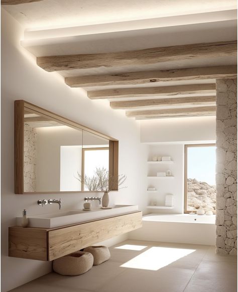 Coastal Bathrooms, Skagen, House Bathroom, Home Fashion, White Interior, Dream Home Design, Bathroom Inspiration, 인테리어 디자인, Bathroom Interior Design