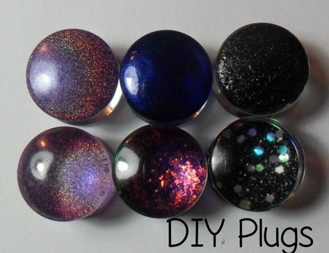 Diy Ear Plugs, Plug Jewelry, Belly Piercing Ring, Epoxy Resin Diy, Earring Inspiration, Creation Station, Street Brands, Gender Fluid, Diy Nail Polish