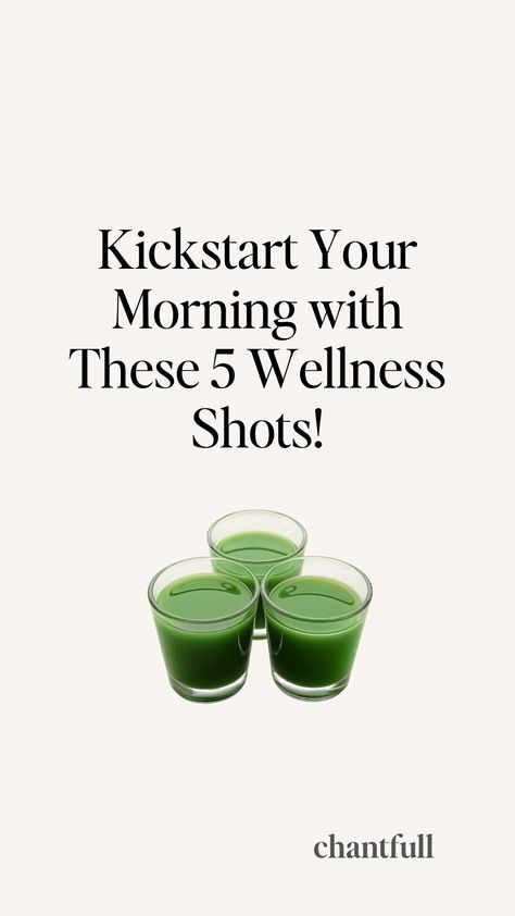 Sip your way to better health with these 5 easy wellness shot recipes! #Superfoods #WellnessJourney #DetoxShots #Energize #HealthyChoices Wellness Shots Recipe Easy, Wellness Shots Gut Health, Spinach Wellness Shots, Daily Health Shots, Diy Health Shots, Cleansing Shots, Wellness Shots For Gut Health, Green Wellness Shots, Healthy Shots Detox Health