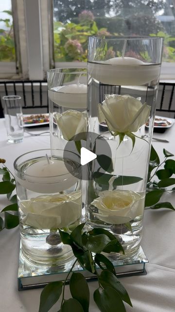 Simple Flower Centerpieces Mason Jars, Diy Birthday Table Decorations Simple, Eucalyptus Floral Centerpiece, Diy Flower Vase Centerpiece, Floating Rose Centerpiece, Simple Wedding Centerpieces Diy Table Centrepieces Beautiful, Event Centerpiece Ideas, How To Make Wedding Table Centerpieces, Simple Flower Vase Arrangements