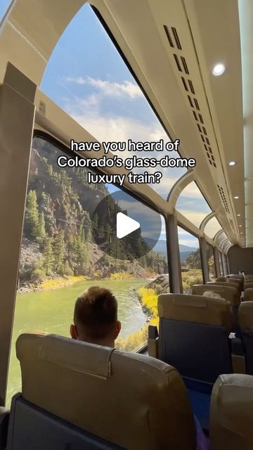 Amanda Bittner on Instagram: "This luxury train ride is a mustttt for your Colorado bucket list. 🚂✨ @rockymountaineer is back for another season of the Rockies to Red Rocks route from Denver to Moab and it is seriously stunning! #ad   I had the pleasure of riding the Rocky Mountaineer last fall and loved every minute of this trip including:  -two days on the train and an overnight hotel stay in Glenwood Springs  -gourmet meals & boozy beverages -fun facts and stories from the hosts -gorgeous views of the Rockies you’d never see on any other type of transportation  The season runs now through October - hop onboard!   #colorado #coloradolife #trainride #rockymountaineer" Train Ride Colorado, Colorado Train Rides Rocky Mountains, Train Rides In Colorado, Colorado Bucket List, Cheap Destinations, Rocky Mountaineer Train, Glenwood Springs Colorado, Travel Colorado, Rocky Mountaineer