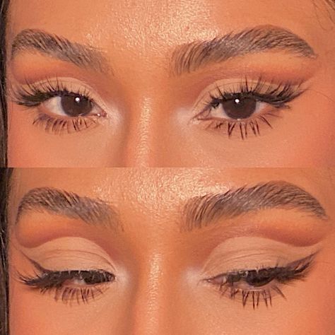 Eye Shadow For Pink Dress, Light Brown Eyeshadow Natural Looks, Light Brown Eyeshadow, Nude Eye Makeup, Almond Eye Makeup, Shadow Ideas, Simple Makeup Natural, Light Brown Skin, Freckles Makeup