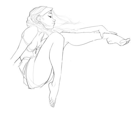 ArtStation - Sun Flower, Ricardo Rodrigues (Waveloop) Female Drawings, Supergirl Art, Animated Anatomy, Ricardo Rodriguez, Drawing Study, Cloth Coat, Coloring Pages For Grown Ups, Hair Sketch, Art Basics