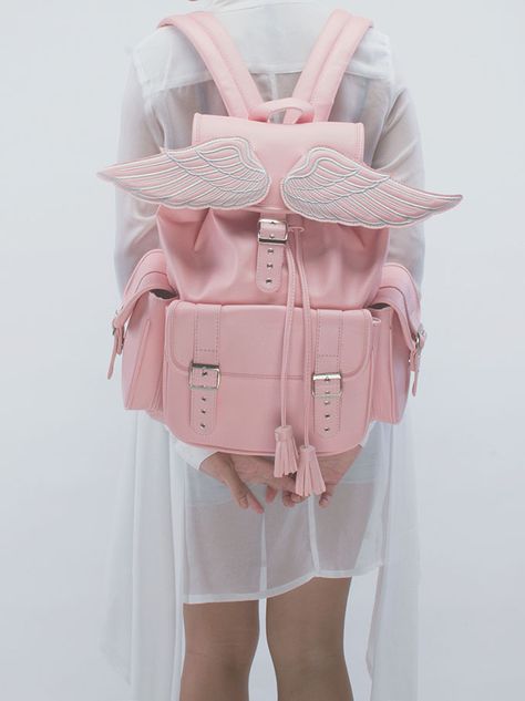 Kawaii Pastel Goth, Kawaii Bags, Kawaii Backpack, Kawaii Accessories, Kawaii Fashion Outfits, Cute Backpacks, Pink Backpack, Kawaii Clothes, Cute Bags