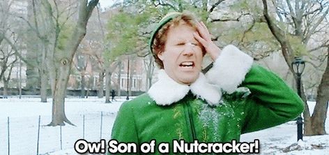 Senior Year As Told by Buddy the Elf #college #senior #elf Christmas Elf Names, Funny Nutcracker, Buddy The Elf Quotes, Son Of A Nutcracker, Nutcracker Shirt, Elf Quotes, Elf Movie, Movie Memes, Buddy The Elf