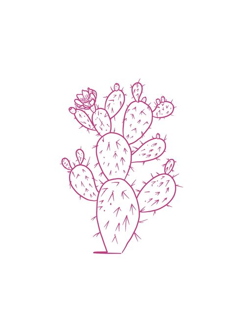 Prickly Cactus Tattoo, Delicate Cactus Tattoo, Desert Cactus Tattoo, Prickly Pear Cactus Tattoo, Cactus Tattoo Design, Tattoo Cactus, Arizona Christmas, White Wallpapers, Prickly Cactus