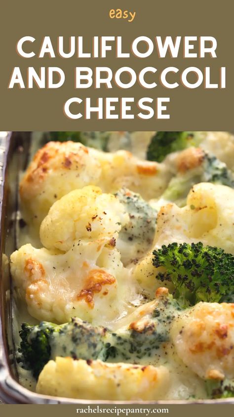 Mary Makes It Easy Cheesy Broccoli And Cauliflower Skillet, Broccoli And Cauliflower Recipes Keto, Broccoli Cauliflower Recipes Side Dishes, Broccoli And Cauliflower Casserole Baked, Baked Cauliflower Cheese Recipe, Broccoli Recipes Cheese, Cheesey Broccoli And Cauliflower, Broccoli And Cauliflower Cheese Casserole, Cheesy Broccoli And Cauliflower Bake