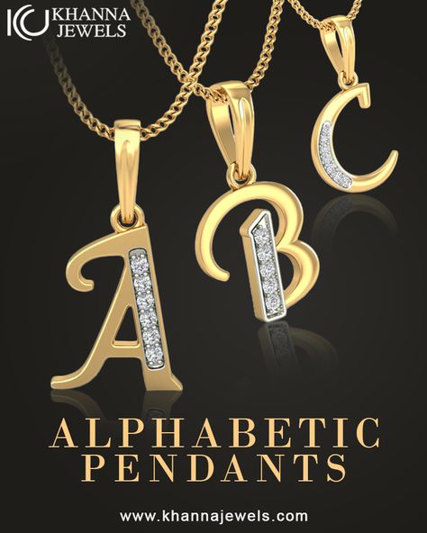 The Best Diamond Alphabet Pendants designs👇  Explore Now 👉 http://bit.ly/2zd6Z1J #khannajewels #AlphabetJewellery #DiamondJewellery #onlineshopping Alphabet Pendants Diamonds, A Alphabet, Locket Design, Alphabet Pendant, Gold Necklace Indian, Necklace Indian, Best Diamond, Pendant Design, Diamond Pendant