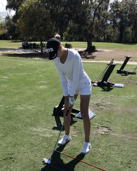 Nelly Korda's simple drill can help you slow down your takeaway, and can help you keep your clubhead low. Golf Form, Golf Takeaway, Nelly Korda, Golf Techniques, Golf Inspiration, Golf Videos, Golf Drills, Womens Golf Fashion, Golf Tips For Beginners