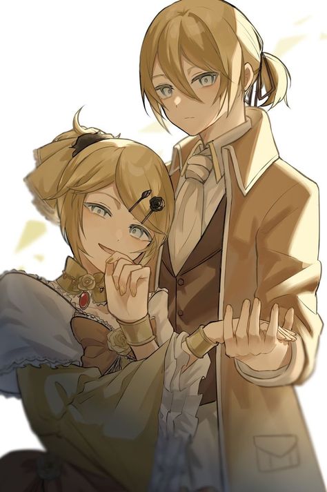 Rilliane And Allen, Servant Of Evil, Len Y Rin, Kaai Yuki, Persona Anime, Kagamine Rin And Len, Vocaloid Characters, 영감을 주는 캐릭터, Fanarts Anime