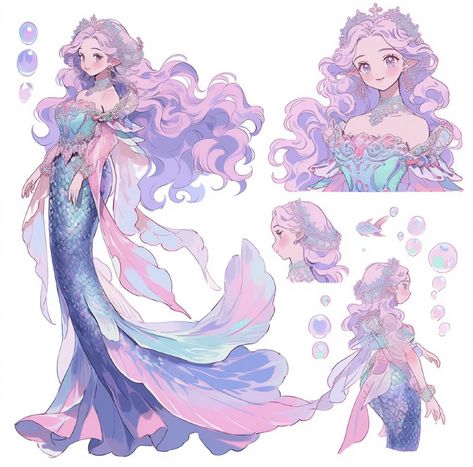 Pink Journal, Anime Mermaid, Hero Poster, Purple Art, Character Inspo, Oc Ideas, Dragon Drawing, Mermaid Art, Female Character Design