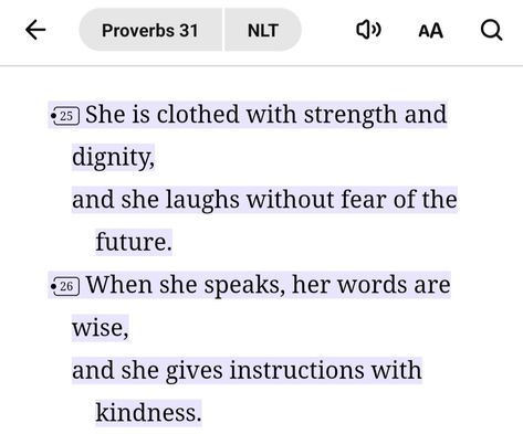 proverbs 31:25-26 Proverbs 31 26, She Is Clothed, Christian Bible Quotes, Proverbs 31, Christian Bible, All About Me!, Scripture Quotes, Proverbs, Bible Quotes