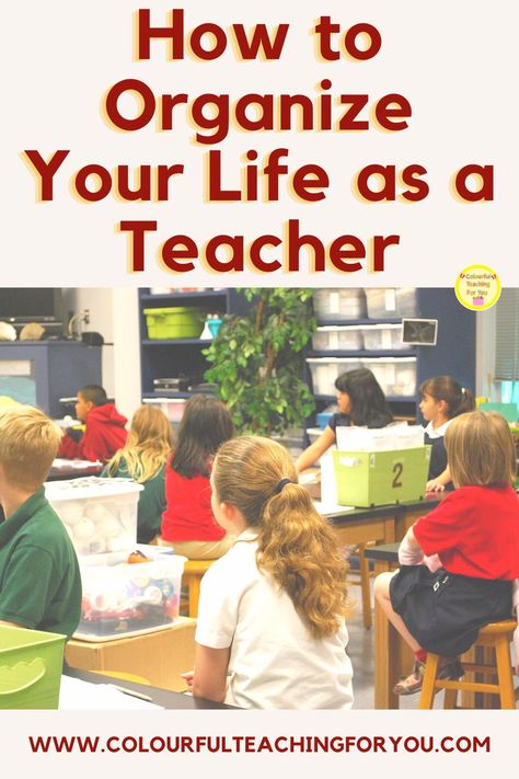 How to Organize Your Life as a Teacher by Charlotte Lim of Colourful Teaching For You. How teachers stay organized Organization tips for teachers. Planning for the new year goal settings. Special education elementary, middle school and high school classroom teacher organization tips and ideas for desk, paperwork and binder. Best teacher organization tips. https://www.colourfulteachingforyou.com/2024/01/how-to-organize-your-life Ideas For Desk, Lesson Plan Organization, Goal Settings, How To Stay Organized, Tips For Teachers, Organized Teachers, Special Education Elementary, Organizing Paperwork, Plan Your Day