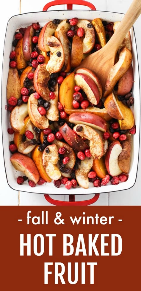 Dessert For Thanksgiving Dinner, Winter Breakfast, Platter Ideas, Dinner Christmas, Baked Pears, Roasted Apples, Dessert Aux Fruits, Oatmeal Pancakes, Baked Fruit