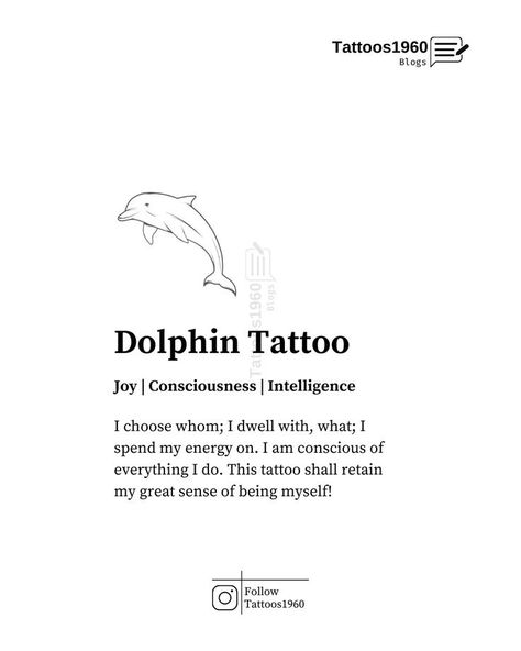 Animals Tattoo Meaning, Symbolic Animal Tattoos, Whale Tattoo Meaning, Dolphin Tattoo Meaning, Dolphin Tattoo, Dolphins Tattoo, Small Girly Tattoos, Small Quote Tattoos, Summer Tattoo