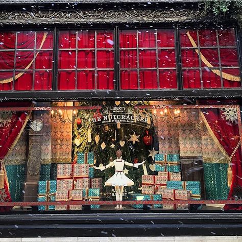 Christmas Inspiration | The Nutcracker | Liberty London Christmas Windows Christmas Shop Window, Sustainable Christmas Gifts, Royal Theme, Christmas Windows, Christmas Window Display, Sustainable Christmas, London Christmas, Liberty London, Up Book