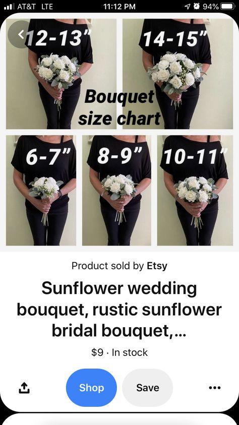 Bouquet Sizes Chart, Bouquet Sizes, Sunflower Bridal Bouquet, Sunflower Wedding Bouquet, Bridal Sunflowers, Flower Bar, September Wedding, Sunflower Wedding, Oregon Wedding