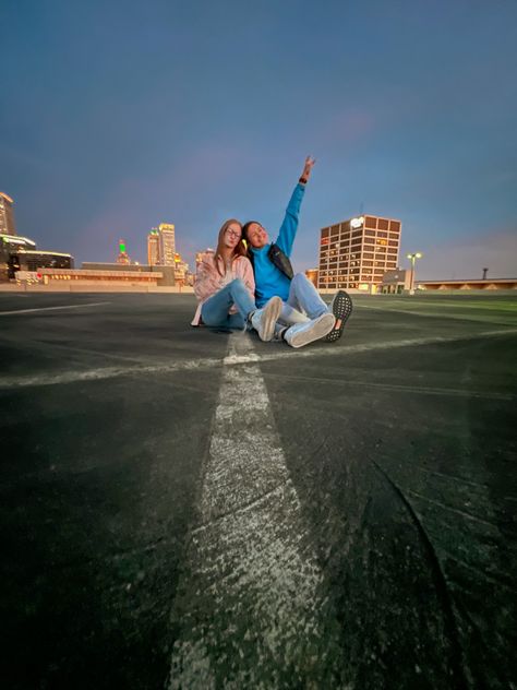 Best friend parking garage picture ideas. #fashion #besties #bestfriendpictures #amazon #aritzia #falloutfit Parking Garage Photoshoot Friends, Fashion Besties, Bestie Shoot, Garage Pics, Best Friend Photo Ideas, Friend Photo Ideas, Garage Pictures, Piggy Back Ride, Bff Photoshoot