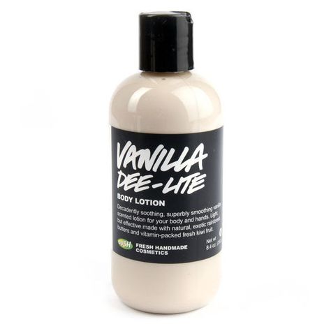 Vanilla Delite Body Lotion ($28) ❤ liked on Polyvore featuring beauty products, bath & body products, body moisturizers, fillers, beauty, makeup, accessories and body moisturizer Vanilla Lotion, Body Conditioner, Scented Lotion, Lush Products, Lush Cosmetics, Light Moisturizer, Shower Skin Care, Handmade Cosmetics, Body Moisturizers