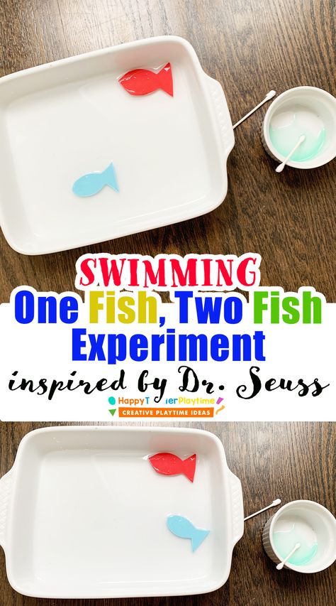 Fish Theme For Preschool, Ocean Week Activities For Toddlers, Fish Craft For Toddlers, Fish Crafts For Preschoolers, Fish Theme Preschool Activities, Ocean Science Experiments Preschool, Fish Activity Preschool, Fish Activities For Preschoolers, Fish Sensory Play