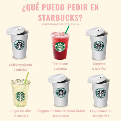 Qué puedo pedir en starbucks? En todos lados hay opciones saludables :) no te quedes con el antojo! Puedes pedir tus bebidas con vanilla sugar free y Stevia/Splenda para que no aumentes calorías a tu bebida. . . . #salud #healthy #healthylifestyle #starbucks #starbuckscoffee #antojosaludable #saludable #snackideas #saludybienestar #nutriton #sanoyrico #sanoysaludable #sanoydelicioso #nutricionconsciente #saludables #saludynutricion Vanilla Sugar, Ginger Ale, Starbucks Coffee, Stevia, Sugar Free, Healthy Lifestyle, Planter Pots, Vanilla, Nutrition