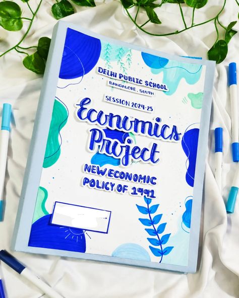 CLASS 12TH ECONOMICS COVERPAGE ✨ TOPIC- NEW ECONOMIC POLICY OF 1991 DM FOR ORDERS 🌷 [Custom school projects, Affordable student projects, Decorative project sheets, CBSE project help, Assignment completion services, College project assistance, Holiday homework solutions, Customizable student notebooks, Aesthetic cover pages for assignments, School notebook completion, Student project help online, Custom cover pages for projects] #holidayhomework #cbseprojects #school #schoollife #SchoolPr... School Project Cover Page Ideas, Cover Page Of Project File, File Cover Page Ideas, Notebooks Aesthetic Cover, Economic Project Cover Page, Aesthetic Project File, Journal Notes Design, Cover Design For Project File, Aesthetic Cover Pages