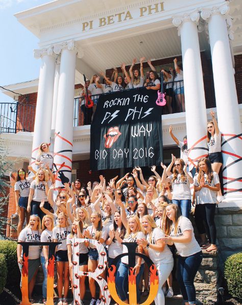 Sorority Themes, Sorority Events, Sorority Bid Day, Bid Day Themes, Tri Delta, Alpha Xi Delta, Alpha Xi, Pi Phi, Pi Beta Phi