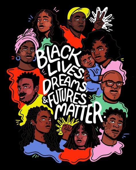 George Floyd protest art by 14 California artists  - Los Angeles Times Girl Illustration Art, Black Lives Matter Poster, Black Lives Matter Art, Feminism Art, Protest Art, Art Noir, Dope Art, Home Room, Black Is Beautiful