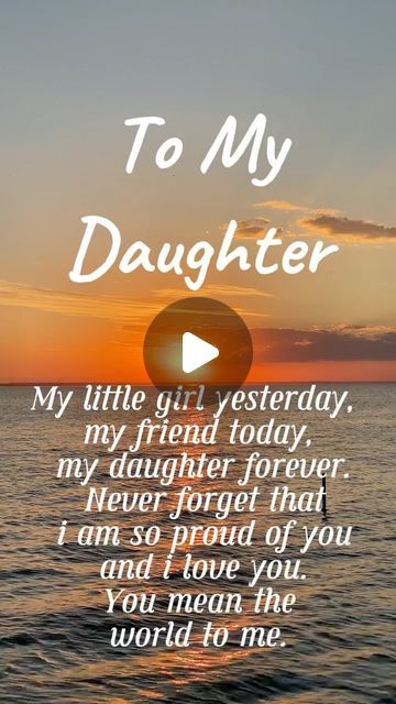 277K likes, 12K comments - silvaskia1 on December 6, 2023: "To my daughter ❤️#daughter #motherlove #mother #foryou #lovequotes #fyp". Love You Daughter Quotes Funny, Good Morning Daughter I Love You, Love You Daughter, Good Night Daughter, Daughter Quotes From Mom Proud, My Daughter Is My World, Daughter Birthday Quotes From Mom, Happy Birthday Daughter From Mom, Birthday Daughter Quotes