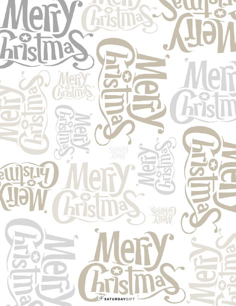 Last Minute Wrapping Paper (Merry Christmas) - free printable. Don't worry if you run out of wrapping paper! Click to post and download this pretty printable, print it out and wrap your gift in it! #freeprintables #Christmasprintables #giftwrapping #giftwrap Christmas Wrapping Paper Printable, Gift Wrap Printable, Christmas Wrapper, Printable Wrapping Paper, Printable Paper Patterns, Xmas Wrapping, Pretty Printables, Wrapping Paper Design, Diy Calendar