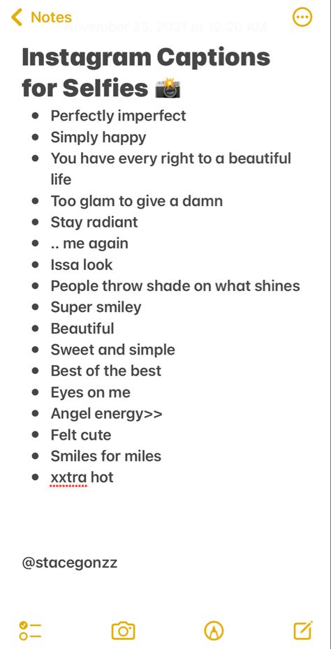 Instagram captions for selfies One Word Caption For Insta Post, Selfie Captions For Instagram Posts, Insta Captions For Yourself, Pics Captions For Insta, Cute Pic Captions, Instagram Captions For Posts, Pretty Captions For Selfies, Cute Insta Captions For Selfies, Caption For Photos Of Yourself