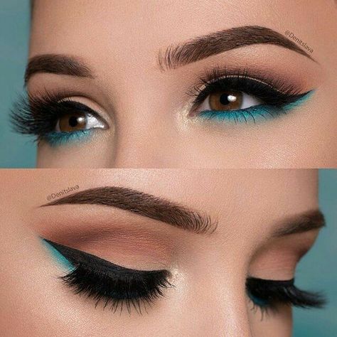 Макияж с стрелками Make Up Kits, Make Up Designs, Smokey Makeup, Video Makeup, Makeup Tip, Learn Makeup, Make Up Videos, Makijaż Smokey Eye, Makeup Eye Looks