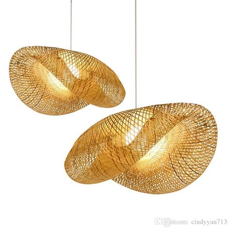 Bamboo Wicker Rattan Shade Pendant Light Fixture Asian Hanging Ceiling Lamp New For Bedroom Bar Living Room Home Lighting PA0211 Hanging Lights For Kitchen Designer Ceiling Lights From Cindyyan713, $42,390.48| DHgate.Com Bamboo Artwork, Bamboo Chandelier, Shade Pendant Light, Handcrafted Lamp, Bedroom Corridor, Restaurant Chandelier, Rattan Shades, Hanging Ceiling Lamps, Bamboo Art