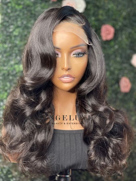 Elise | Angeluxe Beauty & Extensions Deep Side Part, Body Wave Bundles, Side Part, Clueless, Lace Frontal Wig, Frontal Wigs, Body Wave, Lace Frontal, Halloween Face Makeup