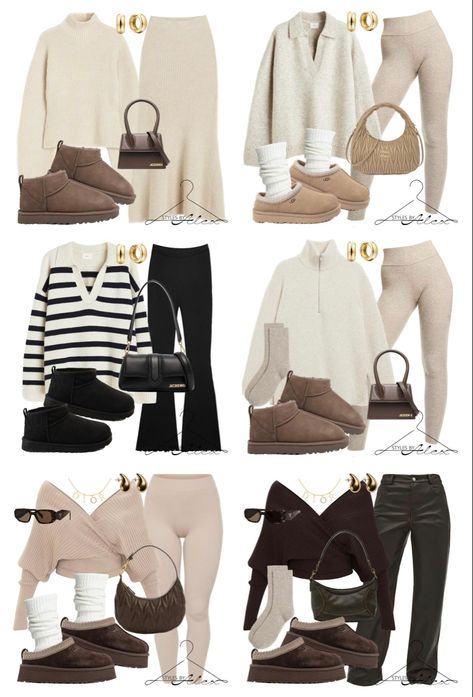 Winter Outfits 2024 Trends, Outfit For Work Winter, Winter Shopping Outfit, Cold Outfit, Outfit Ideas 2024, Fashion Capsule Wardrobe, Winter Outfit Ideas, Winter Fashion Outfits Casual, Cold Outfits