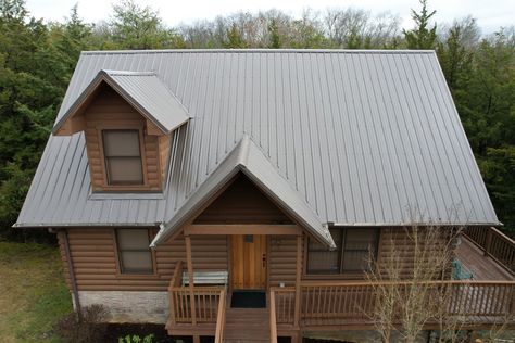 This Burnished Slate Tuff-Rib metal roof is coated with Sherwin-Williams WeatherXL and fastened with Long Life Wood Ultimate screws. This metal roof carries a True Metal Supply lifetime warranty. Burnished Slate Metal Roof, Slate Metal Roof, Shed Carport, Build Shed, Post Frame Building, Post Frame, Construction Loans, Construction Activities, Metal Siding