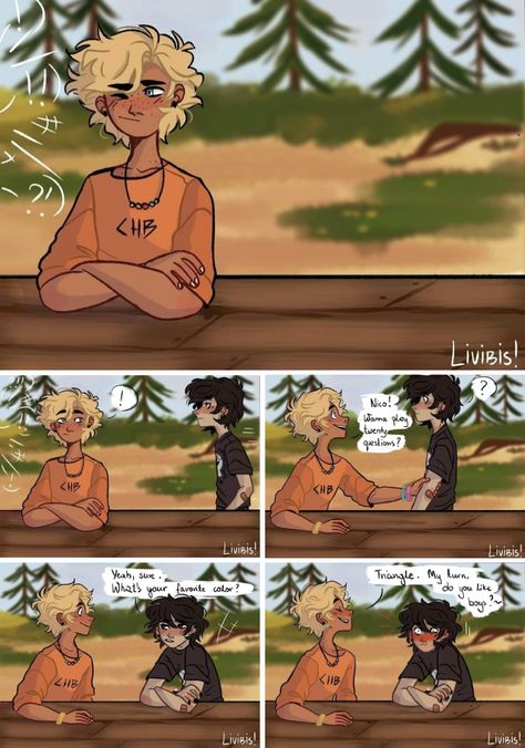 Will=Cupid, Nico=Andrew Solangelo Fanart, Percy Jackson Comics, Zio Rick, Percy Jackson Ships, Rick Riordan Series, Percy Jackson Fan Art, Percy Jackson Characters, Percy Jackson Memes, Leo Valdez