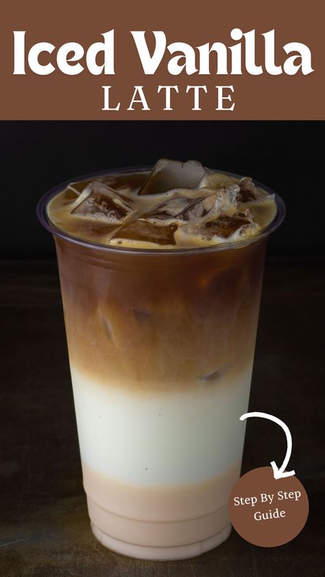 We’ve perfected the Iced Vanilla Latte recipe for a refreshing, café-style drink at home! This delicious blend of smooth espresso, creamy milk, and sweet vanilla syrup is the perfect pick-me-up on a warm day. Iced Vanilla Latte Recipe, Vanilla Latte Recipe, Blended Coffee Recipes, Espresso Drink Recipes, Iced Vanilla Latte, Iced Latte Recipe, Espresso Drink, Drink At Home, Espresso At Home