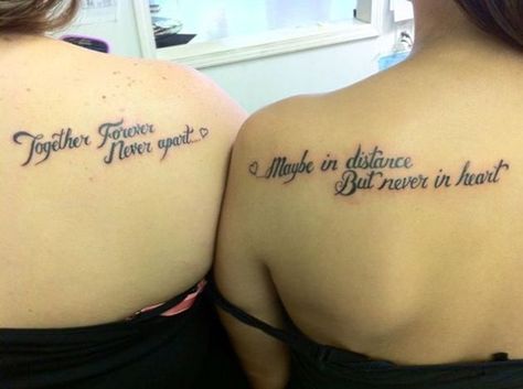 best friend tattoo friendship quotes Best Friend Tattoo Quotes, Inspiring Quote Tattoos, Mom Daughter Tattoos, Tattoo Quotes About Life, Matching Best Friend Tattoos, Bestie Tattoo, Meaningful Tattoo Quotes, Tattoo Pictures, Quote Tattoo