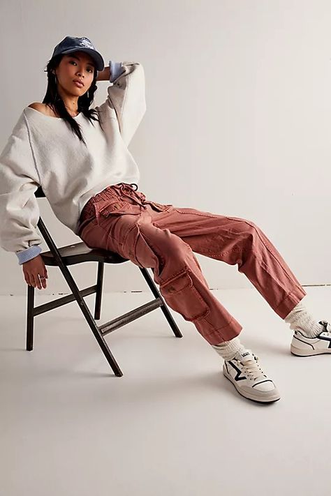 Tahiti Cargo Pants | Free People Cargo Outfit Ideas, Low Waisted Cargo Pants, Low Waisted Cargo, Cargo Outfit, Cargo Pants Outfit, Cargo Pant, Cargo Pants Women, Ankle Length Pants, Swimwear Sale