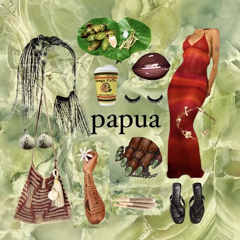 Earthy aesthetic, earthy outfit, papuan fashion, melanesian, Pacific Islander Aesthetic, Islander Aesthetic, Earthy Aesthetic, Mood Clothes, Pacific Islander, Island Fashion, Earthy Outfits, Inspired Aesthetic, Pacific Islands