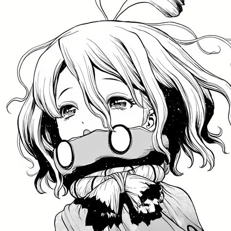 Suika Dr.stone, Dr Stone Manga Icons, Dr Stone Pfp, Dr. Stone Suika, Dr Stone Manga, Art Analysis, Sci Fi Anime, Komi-san Wa Komyushou Desu, Anime Boy Sketch