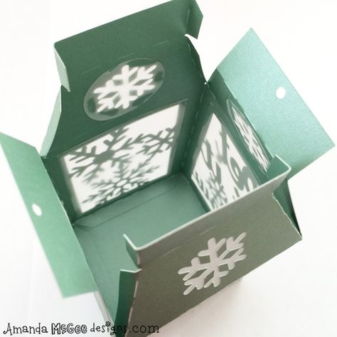 Lantern Template, 3d Snowflakes, Battery Operated Tea Lights, Fire Hazard, Silhouette Design, Cardstock Paper, Design Store, Tea Lights, Lanterns