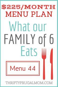 Trying to save money but also eat well? Me too! Here's the latest meal plan showing how I'm feeding my family of 6 on a budget! Frugal Meal Planning, Cheap Lunch, Cheap Easy Meals, Frugal Mom, Budget Meal Planning, Family Of 6, Frugal Family, Family Meal Planning, Inexpensive Meals